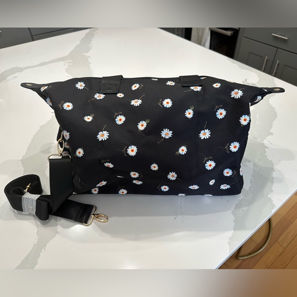 Alice & Olivia black daisy duffel bag - Picture 5 of 10